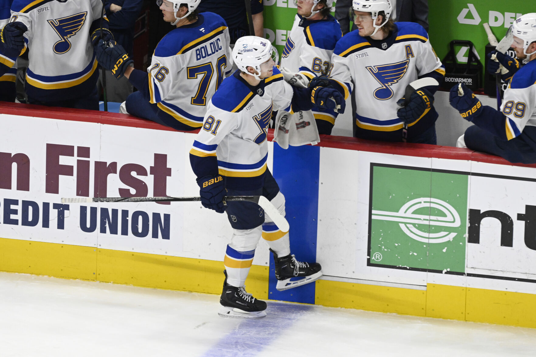 Blues Red Wings Hockey